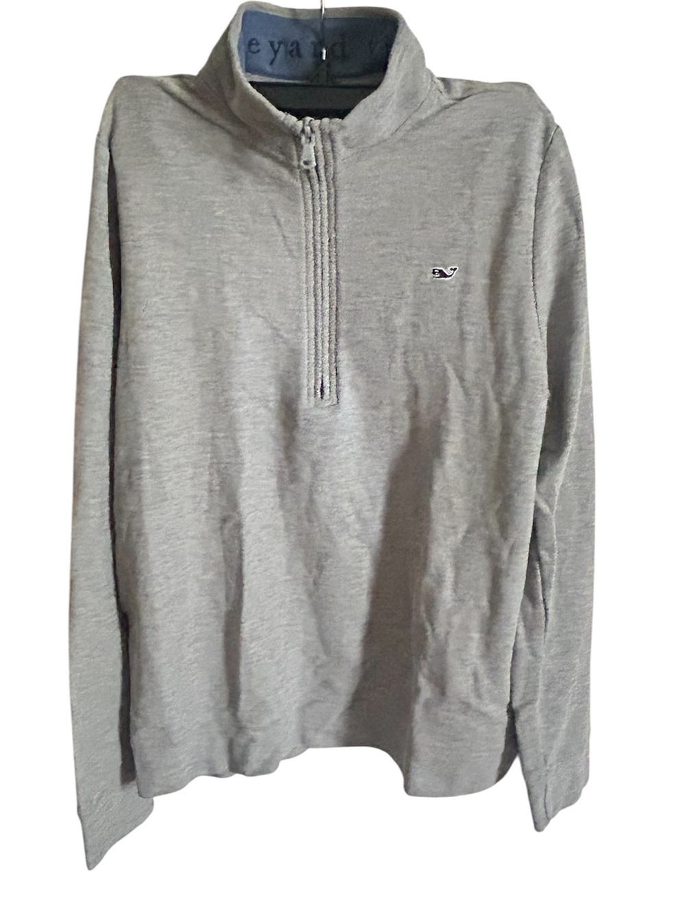 Vineyard Vines boy’s  gray Half-Zip Sweater, Sz L (16)